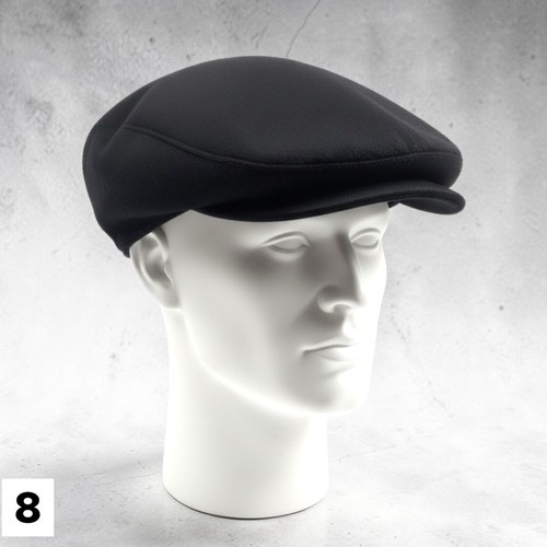 Brown vintage wool newsboy - wool, cap