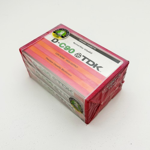 Vintage tdk c90 blank - x3,