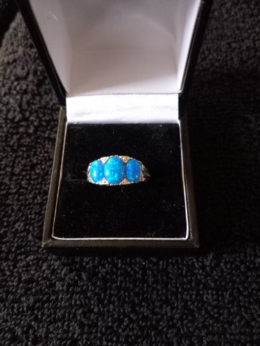 925 silver with - 925, blue