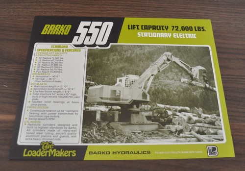 Barko 550 lift - barko,