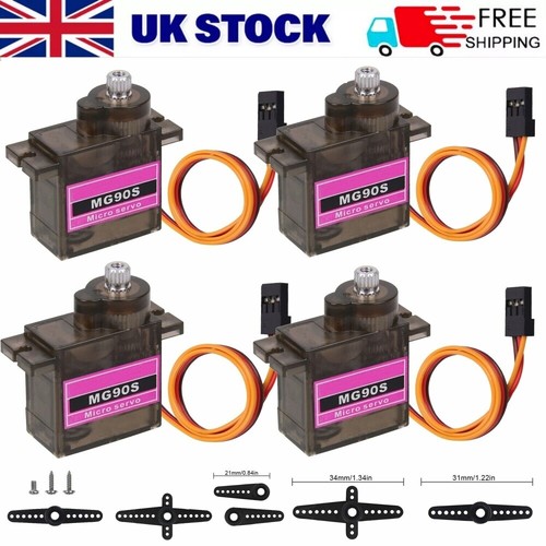 4pcs mg90s digital micro - mg90s, 9g