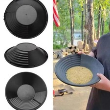 Gold Pan Metal Detection Tools Plastic Sieve Golds Pan Panning Equipment UK