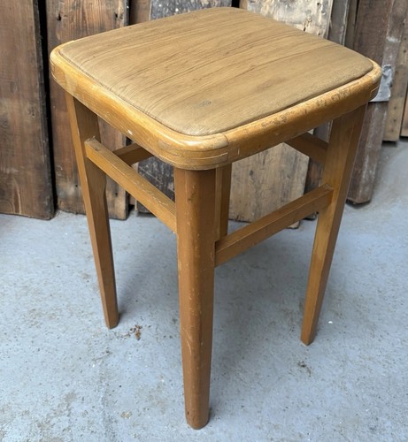 Mid century beech wooden stool - century,