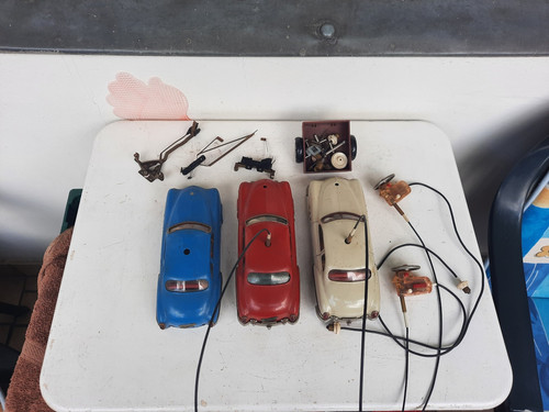 Vintage tin toy cars schuco - cars,