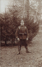 Photocard WWI German soldier