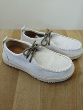 MENS HEY DUDE WALLY NXT MOC EGRET,SIZE UK4
