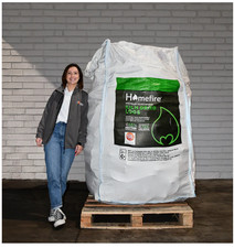 Kiln Dried Logs Firewood Home Heat Stove Fireplace Hardwood Fuel 1.6m3 Bulk Bag