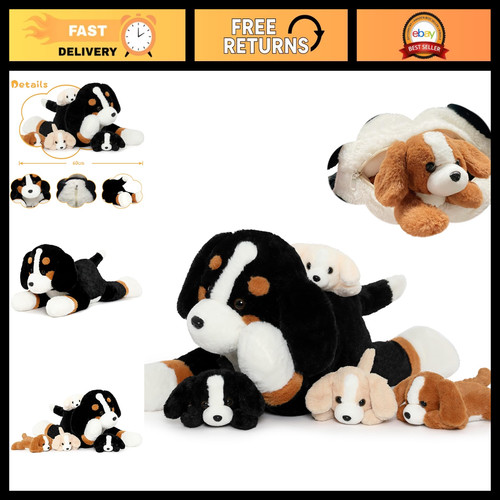 Cuddly giant dog plush - cuddly, toy