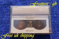 SONY DVM-63HD MINI DV PROFESSIONAL HD DIGITAL VIDEO CAMCORDER TAPE  / CASSETTE