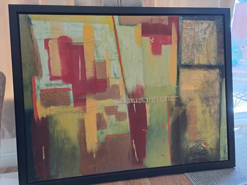 Large black framed ikea - large,
