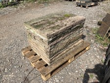Reclaimed stone paving  slabs / wall copings, 11no 3' x 2' x 2"   (REF 344)