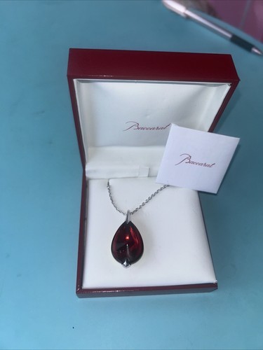 Baccarat necklace red - necklace, crystal