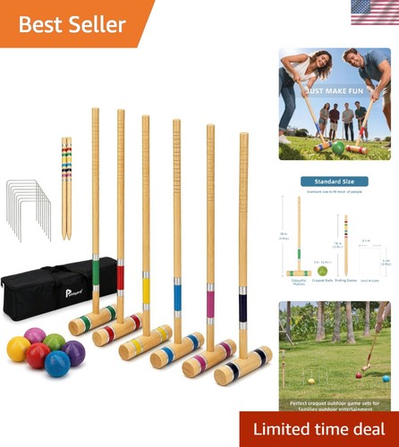Family friendly croquet - croquet, set