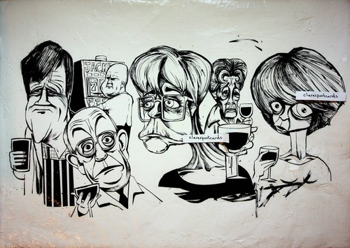 Original cartoon drawing