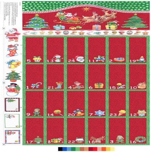 Christmas advent calendar red - advent,