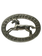 Military Cap Badge - 2nd Northamptonshire Yeomanry WW2