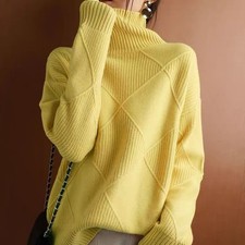 Womens Winter Chunky Knit High