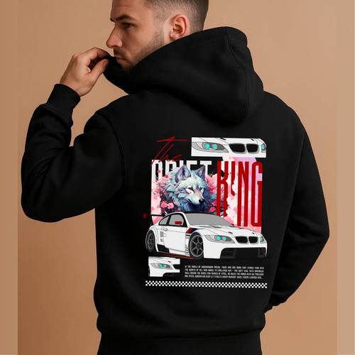 Drift king hoodie jdm - king,