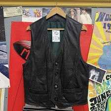 VINTAGE GENUINE LEATHER VEST