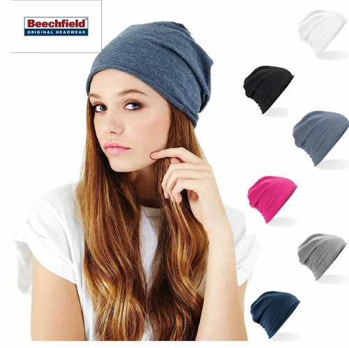 Soft cotton jersey beanie hat - soft,