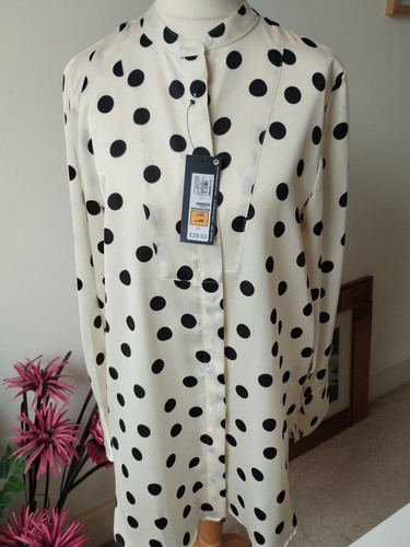 Smart satin blouse in - m&s,