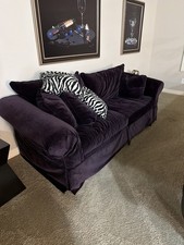 Z gallerie Purple Velvet Sofa