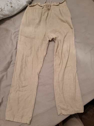 Linen rich trousers - rich,
