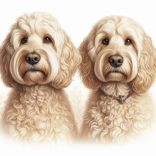Cockerpoo greyhound - cockerpoo,