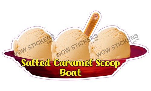 Ice cream van sticker salted - ice,