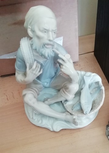 Classic fisherman figurine - fisherman,