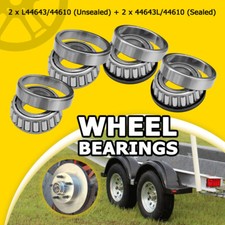 4X Trailer Wheel Bearings Set