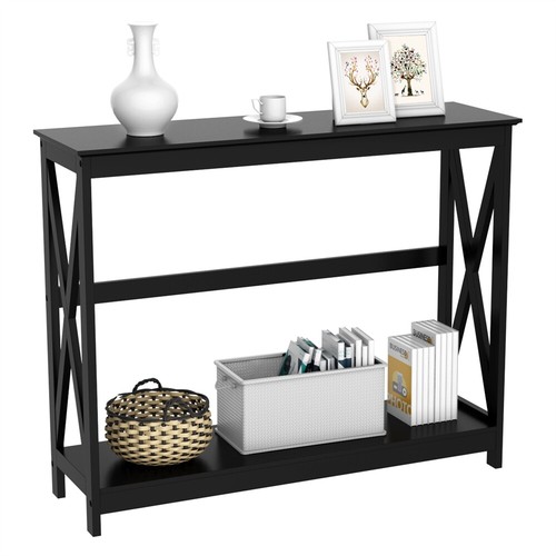Slim console table shape - slim, x-shape