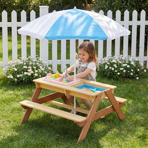 Kids picnic table with - table,