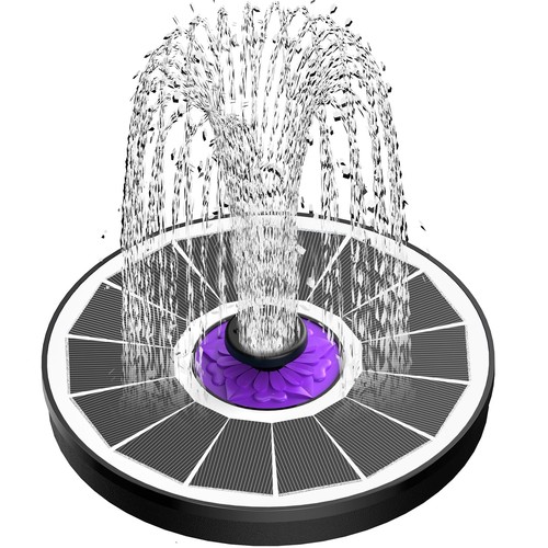 Szmp solar fountain - solar, 3.5w