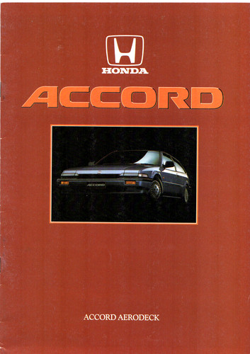 Honda accord aerodeck 1986 - accord, uk