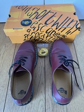 Dr Martens  Oxblood Cherry 1461 Shoes UK Size 11 Boxed
