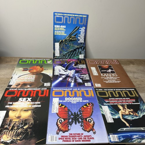 Omni magazine lot - lot, 1990