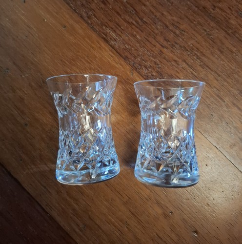 Vintage pair cut - cut, crystal