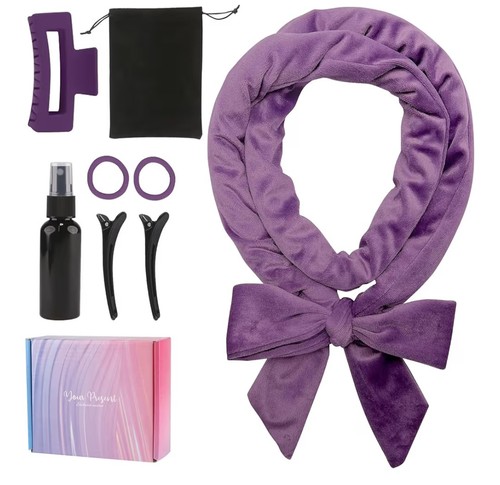 Heatless curling set satin - set,