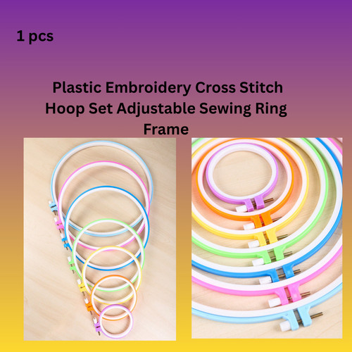 Plastic embroidery cross - plastic,