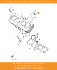YAMAHA Nut, 95314-06600 OEM