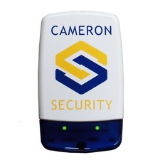 Dummy / Decoy security Alarm Bell Box, dual Flashing LED's & printed logo (C)