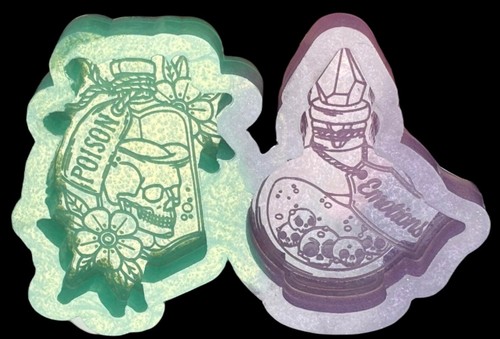 Poison bottle emotions - &,