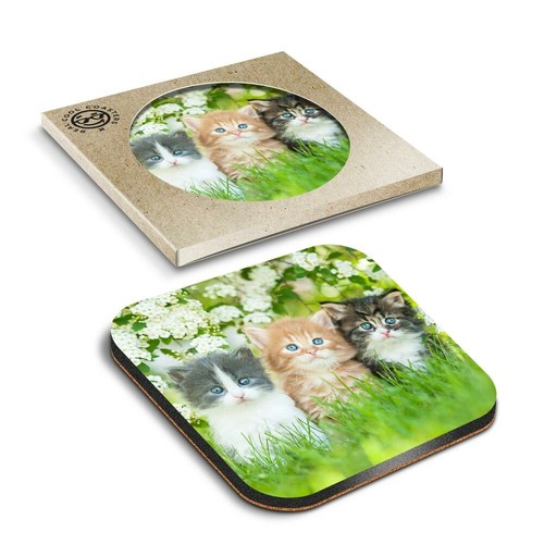 Boxed square coasters - x,