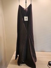 NWT Tadashi Shoji Womens Formal Maxi Skirt Trumpet Flare Sz 8 Witchy Goth Grunge
