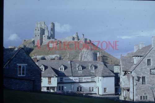 35mm slide 1980 corfe - corfe, castle