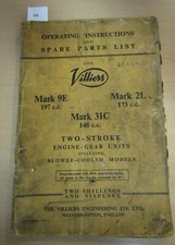 VILLIERS ENGINE MARK 9E 2L 31C