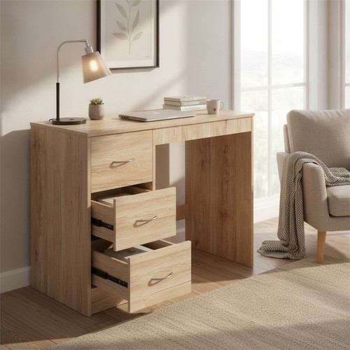Oak wooden dressing - wooden, table