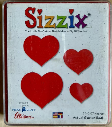 Sizzix hearts die cut - hearts, original