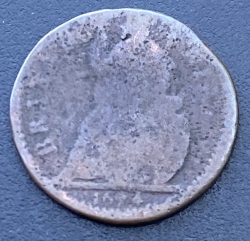 1674 farthing charles - 1674,